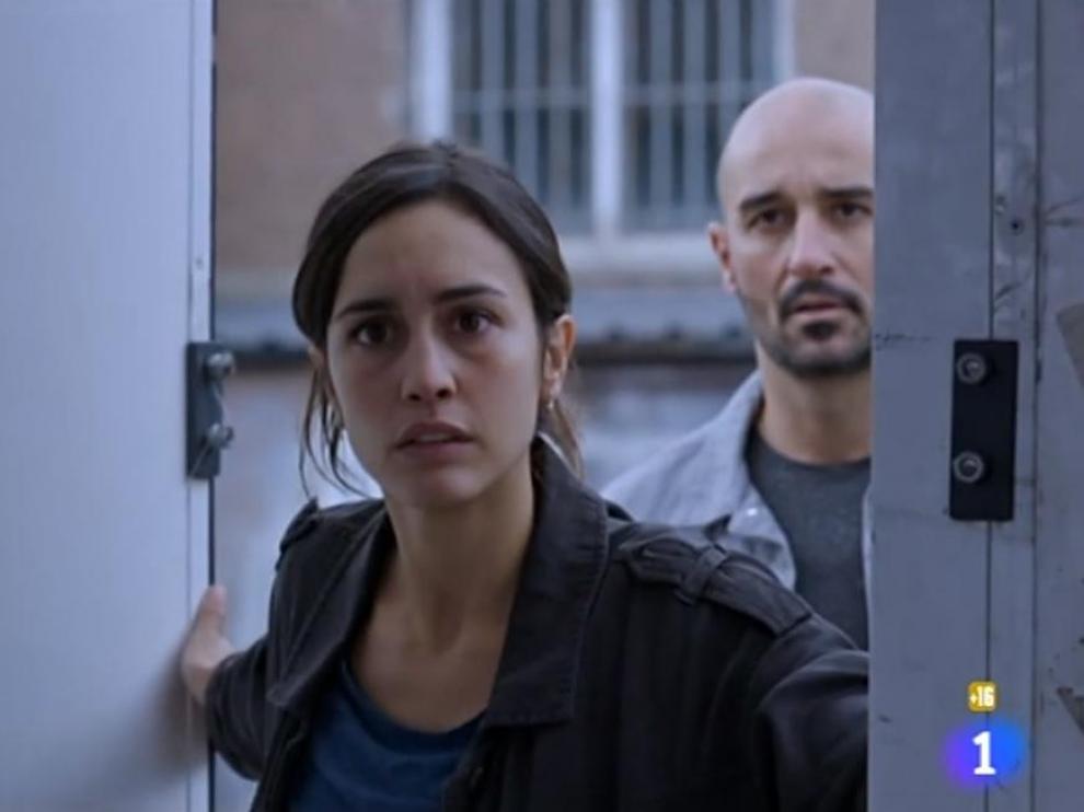 La sargento Sara Campos, durante el último capítulo emitido ayer.