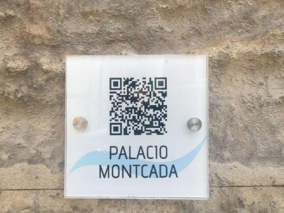 El palacio de Montcada es uno de los enclaves con código QR.