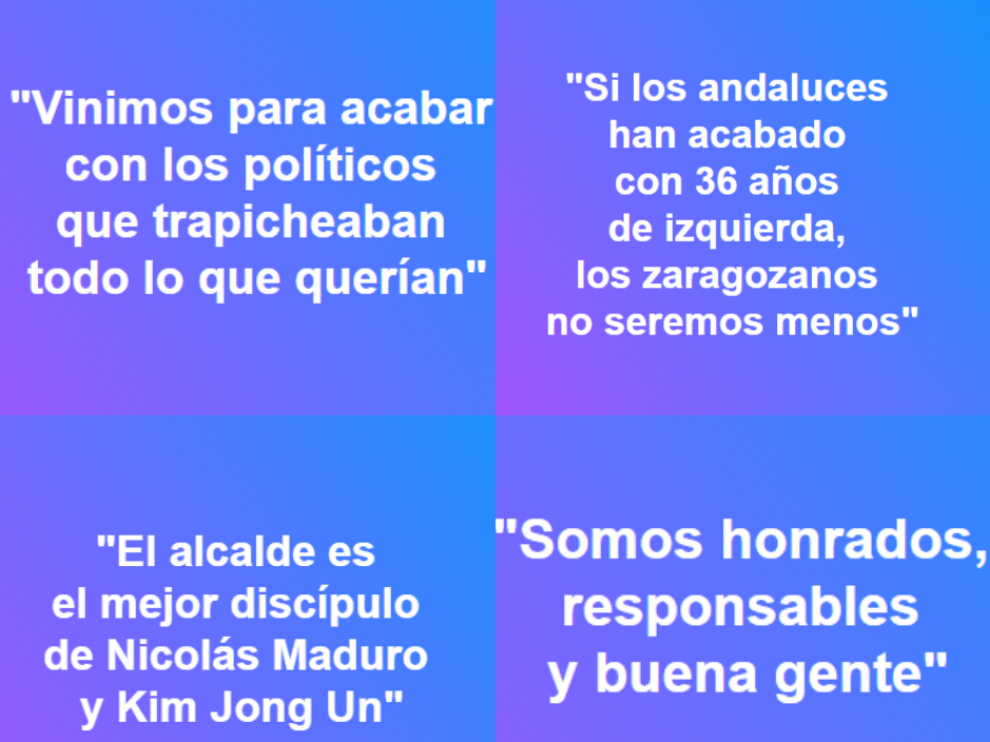 Elecciones Aragón 2019: Adivina qué candidato ha dicho las siguientes frases.
