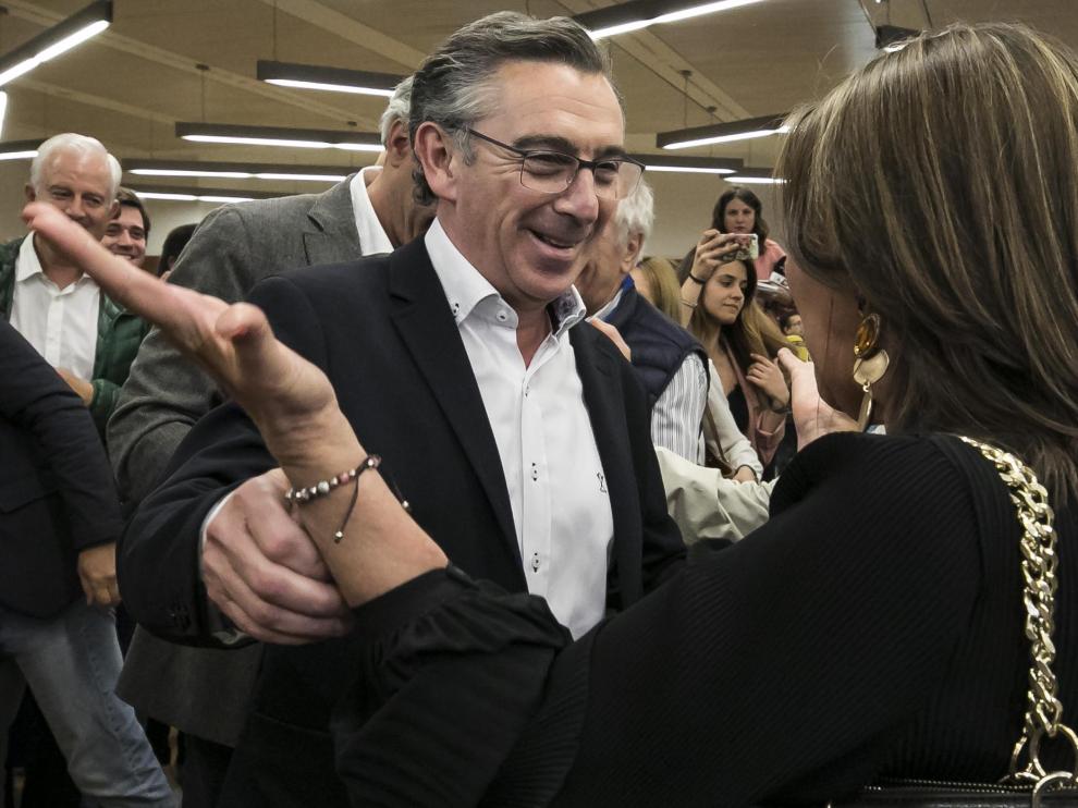 Beamonte fue felicitado por apoderados y simpatizantes