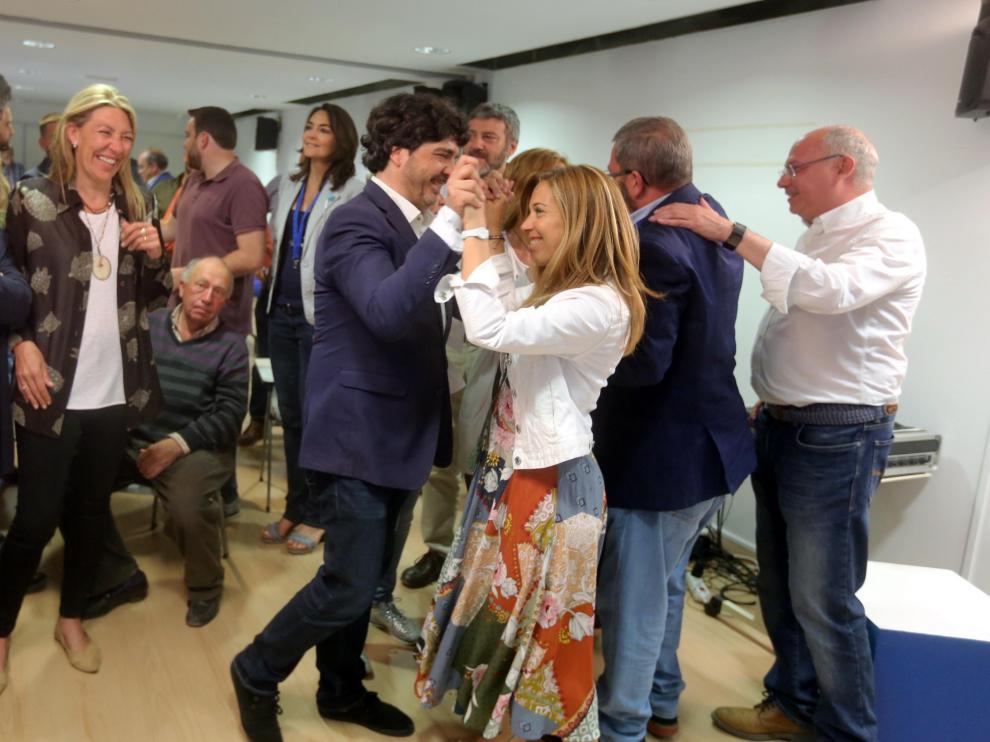 Celebración en la sede del PP de Huesca