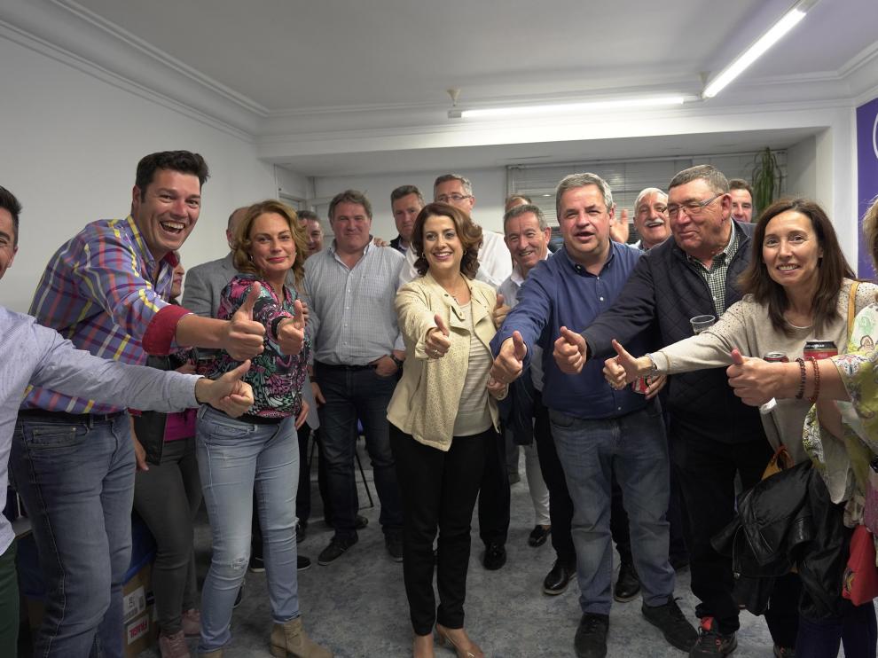 Celebración en la sede del PP de Teruel