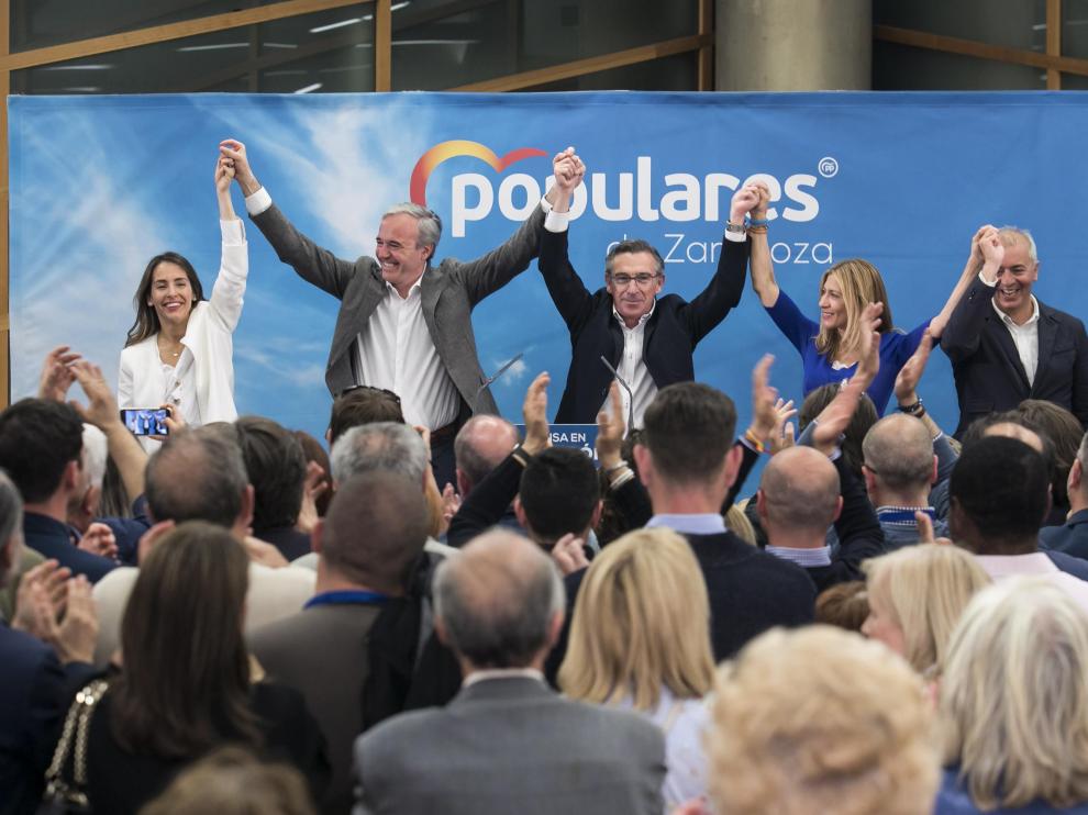 Celebración en la sede del PP