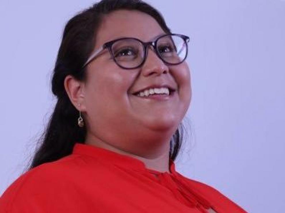 La senadora mexicana Citlali Hernández.