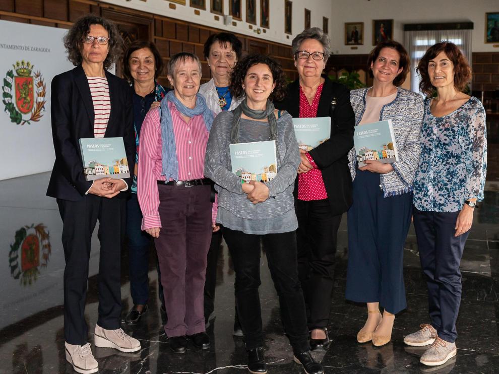 Presentación del libro 'Paseos por la Zaragoza de las mujeres'.