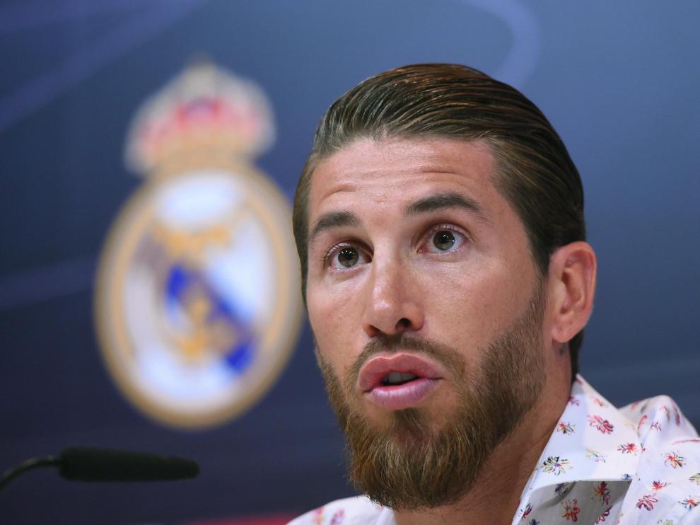 Sergio Ramos, este jueves.