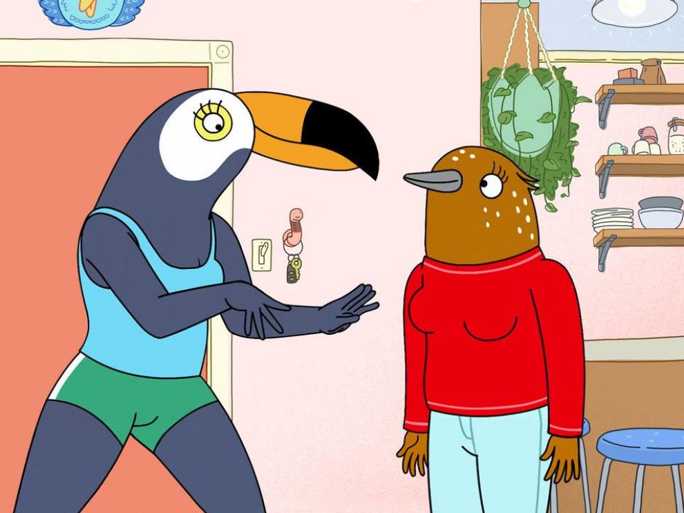 'Tuca y Bertie', la nueva serie de animación para adultos de Netflix.