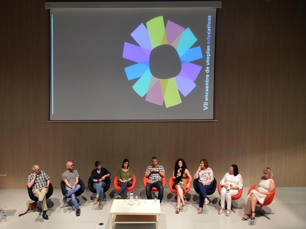 Mesa de clausura del congreso educativo