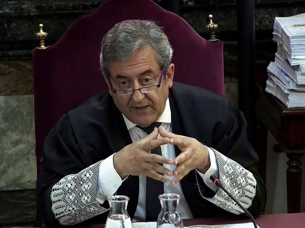 El fiscal Zaragoza, este martes en el juicio del 'procés'
