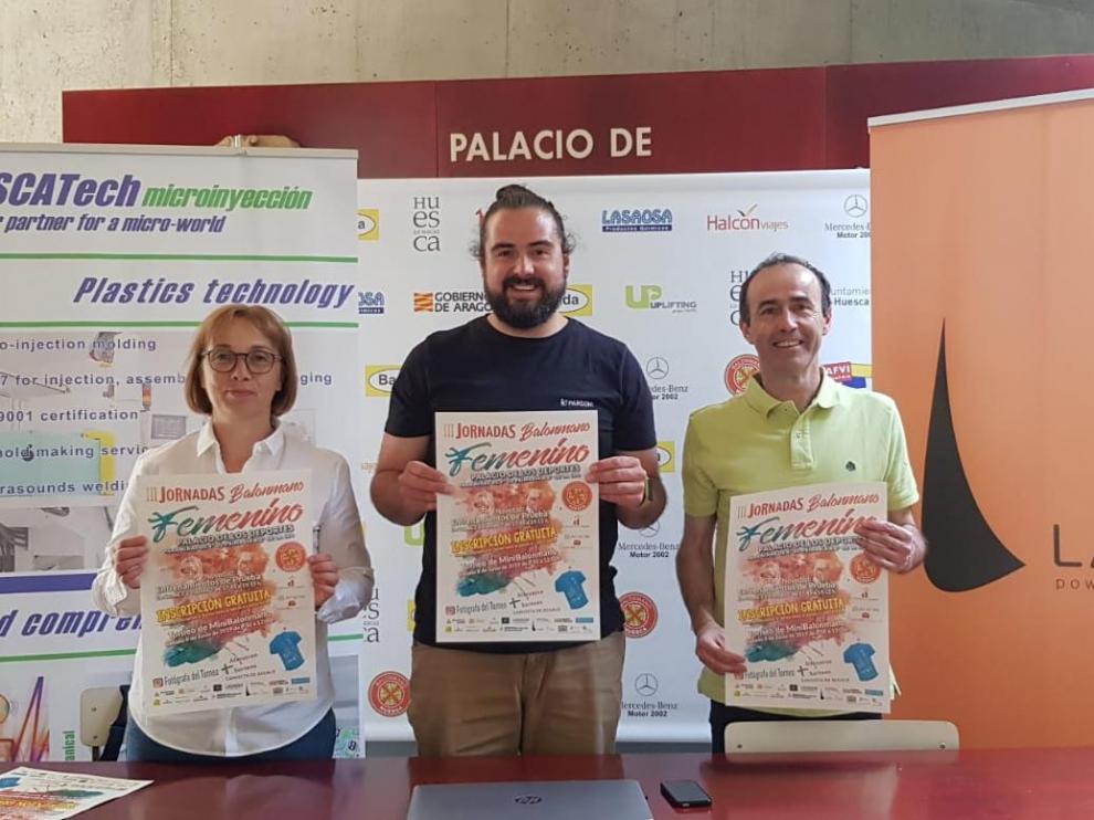 Presentación de las III Jornadas de Balonmano Femenino de Huesca.