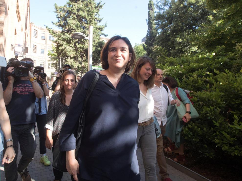 La alcaldesa en funciones de Barcelona, Ada Colau.