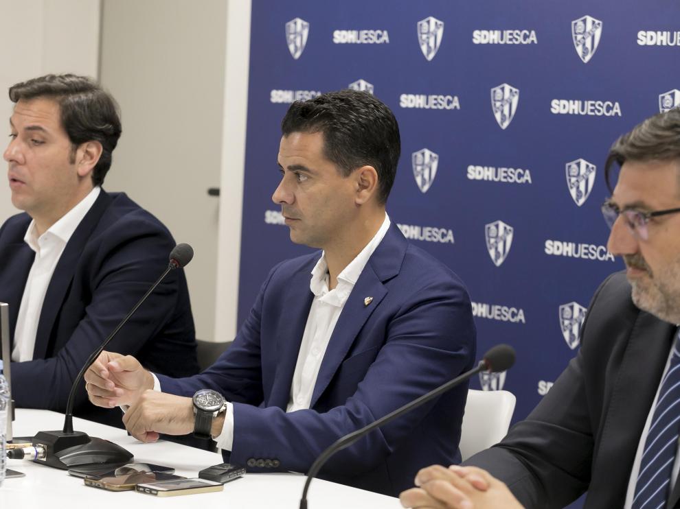 Rubén García, Míchel Sánchez y Manuel Torres.