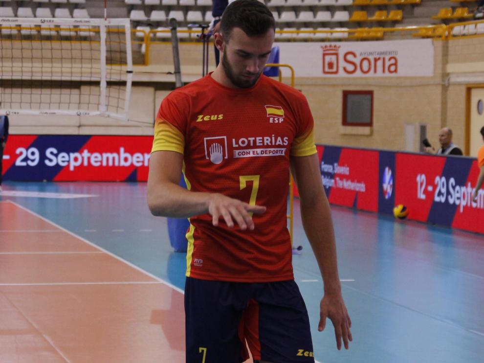 El receptor Jordi Ramón, de 19 años, se ha hecho con un puesto en la selección absoluta