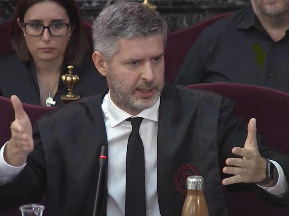 El abogado Andreu Van den Eynde, que defiende a Oriol Junqueras y a Raül Romeva.