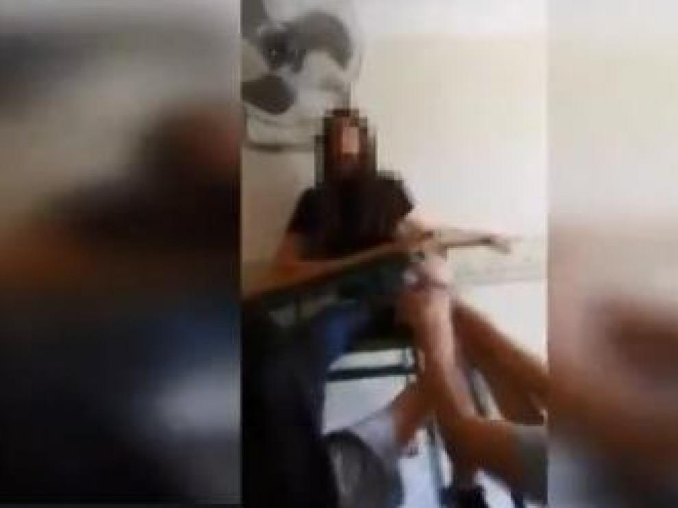 Captura del vídeo que se ha difundido por redes sociales en Alicante.