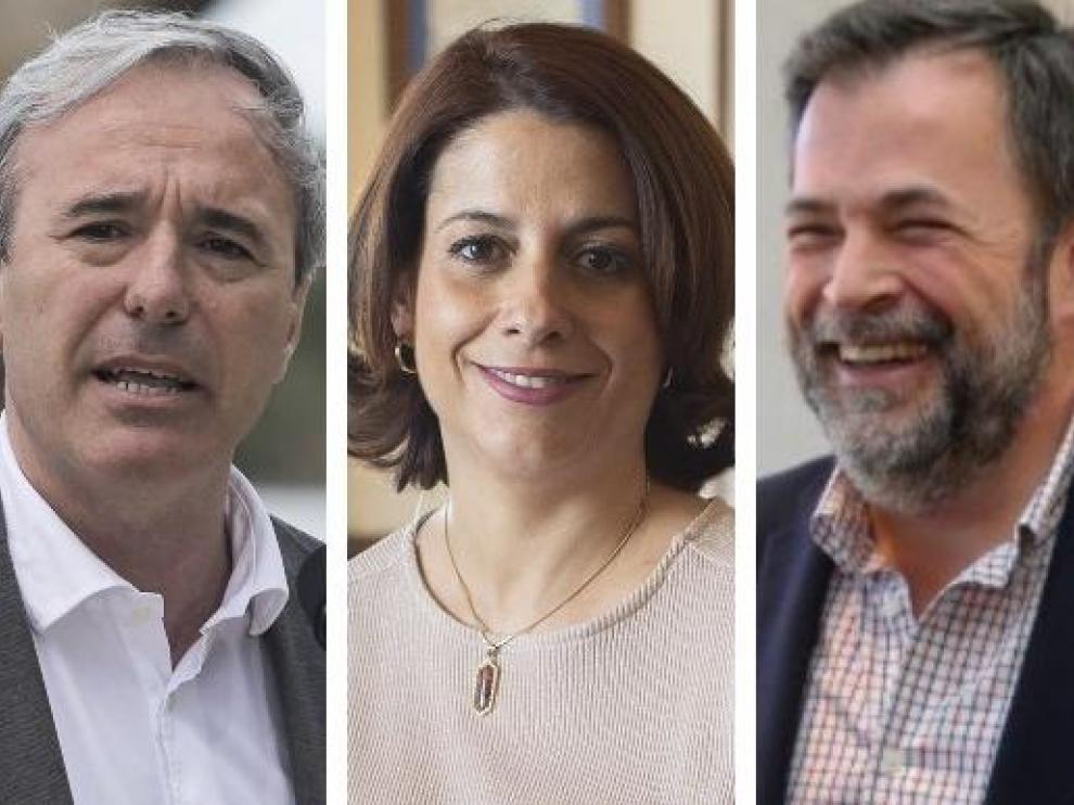 Jorge Azcón será alcalde de Zaragoza, Emma Buj repetirá como alcaldesa de Teruel y José Luis Cadena será alcalde de Huesca.