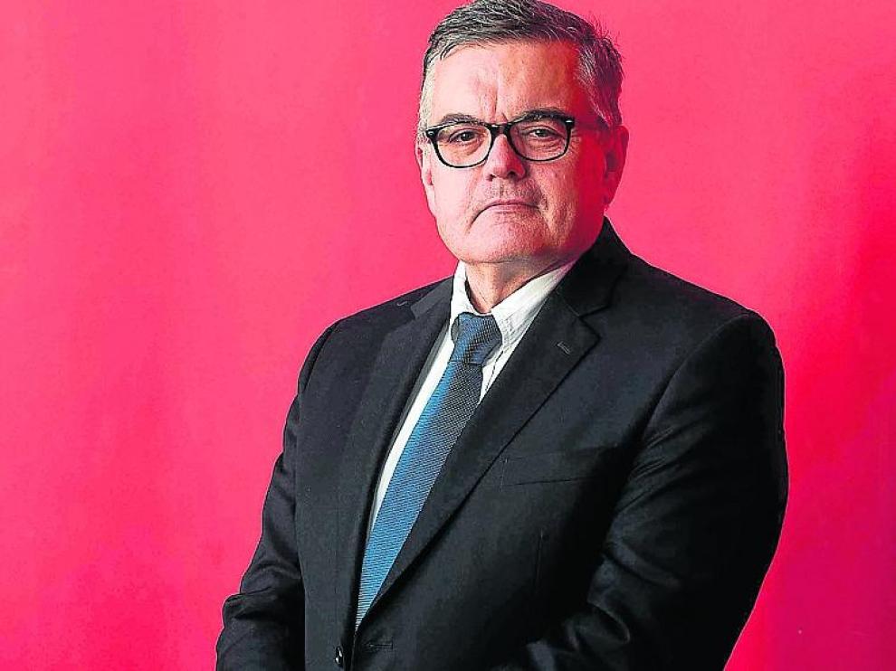 Cecilio Madero, en el Paraninfo de Zaragoza