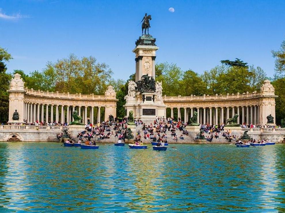Imagen de archivo del parque del Retiro de Madrid.