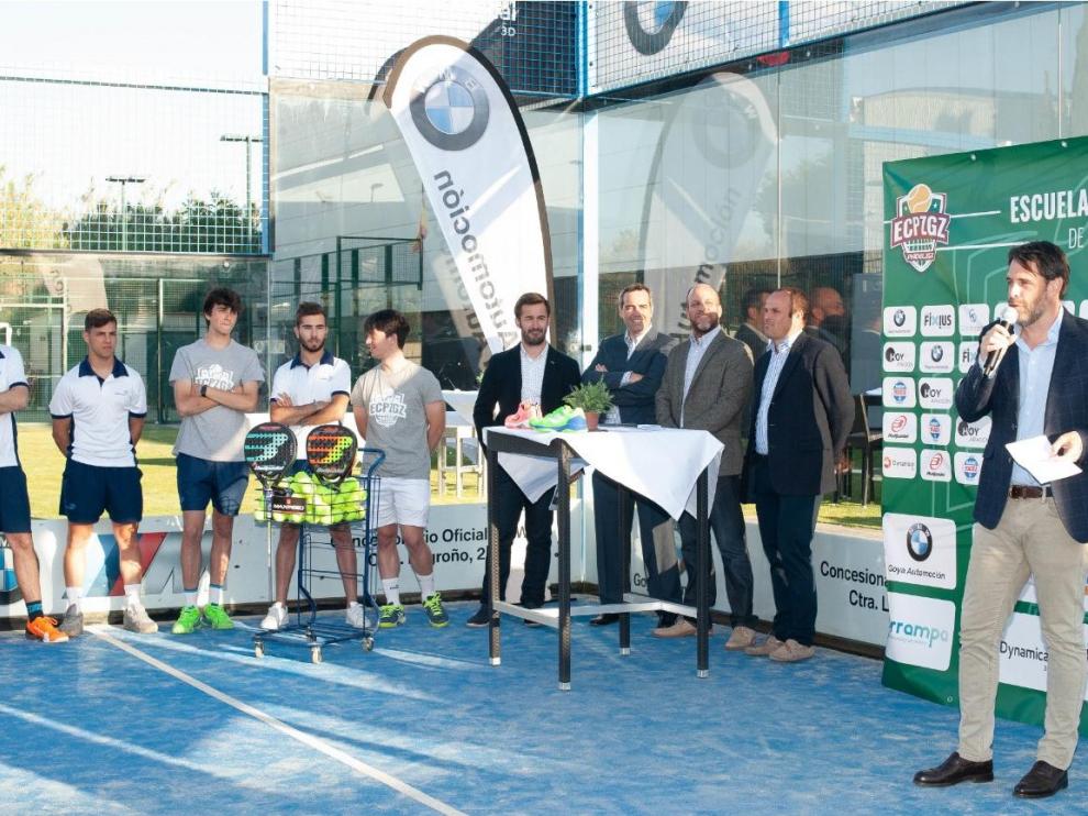 Presentación de la escuela de pádel formativo de Pádel Zaragoza.