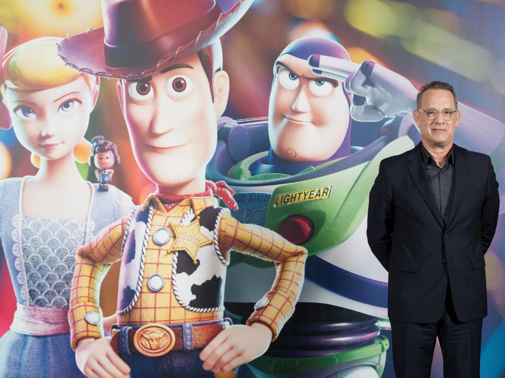 El actor Tom Hanks, que presta su voz al vaquero Woody en 'Toy Story'.