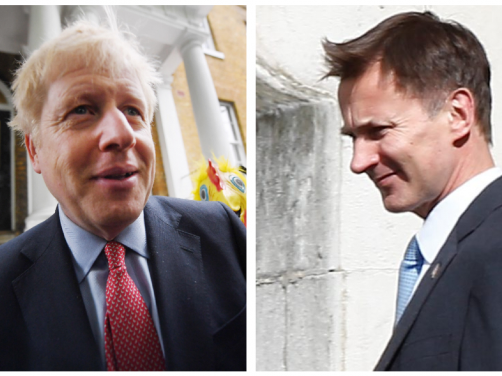 El exalcalde de Londres Boris Johnson y el ministro británico de Exteriores, Jeremy Hunt, se disputarán el liderazgo del Partido Conservador y la jefatura del Gobierno del Reino Unido