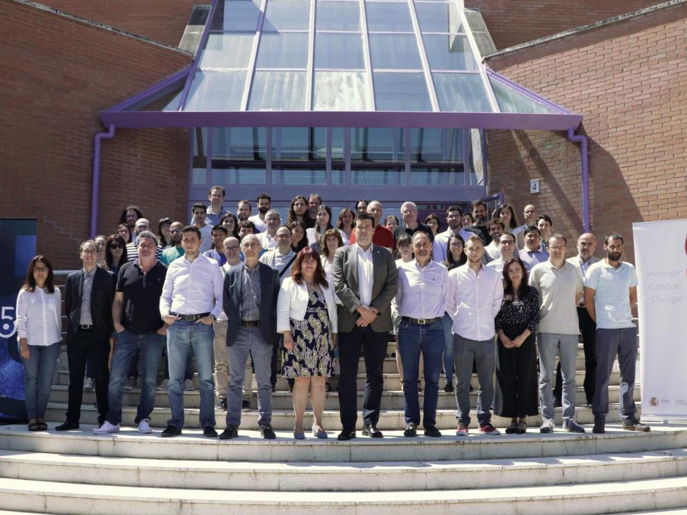 Los asistentes a la jornada de la Fundación Hidrógeno Aragón en Zaragoza.