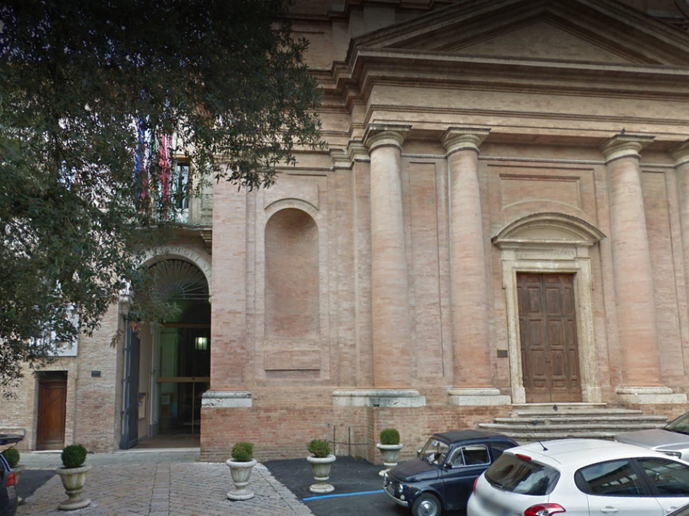 Universidad de Perugia, Italia, donde el joven estaba de Erasmus.