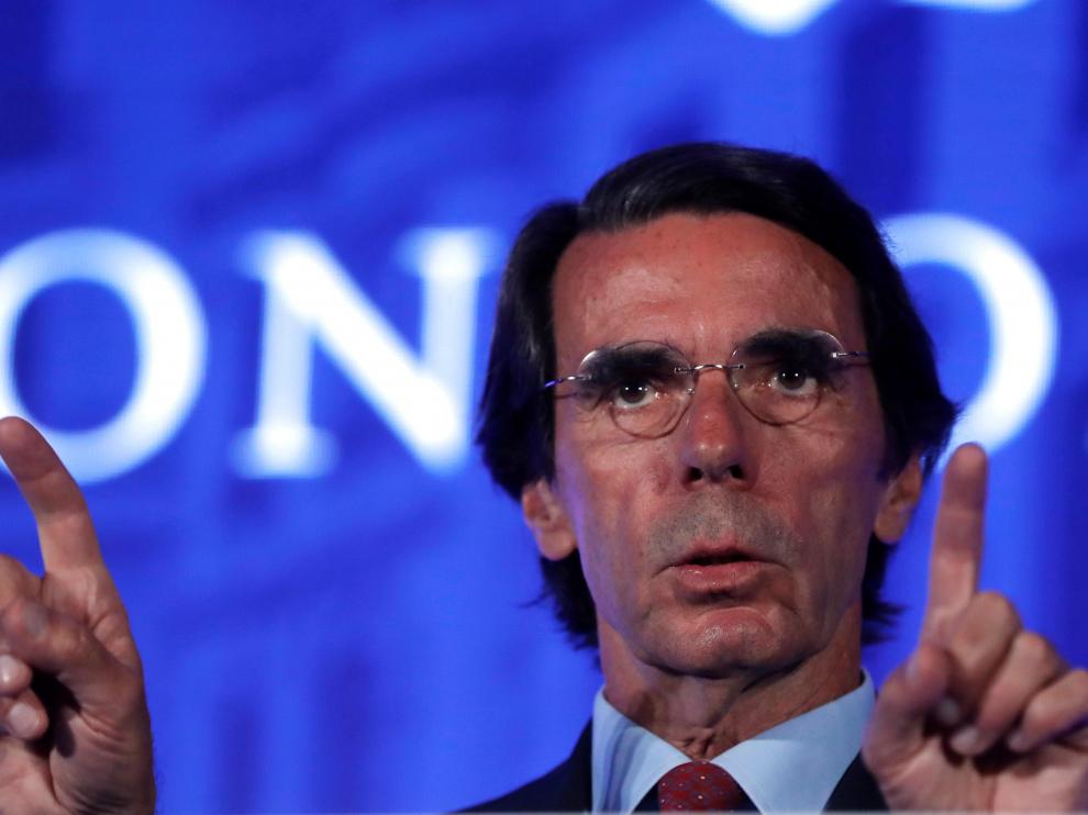 Aznar en el foro AmCham Spain Summit.
