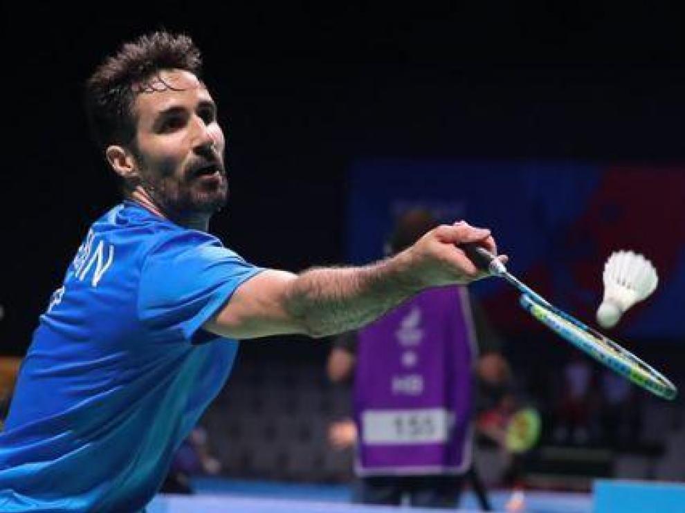 Pablo Abián, en acción en los Juegos Europeos de Minsk.