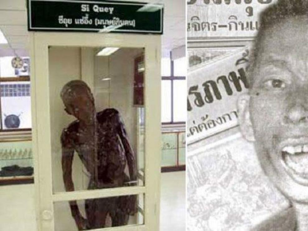 La momia de Si Uey permanece en un museo forense