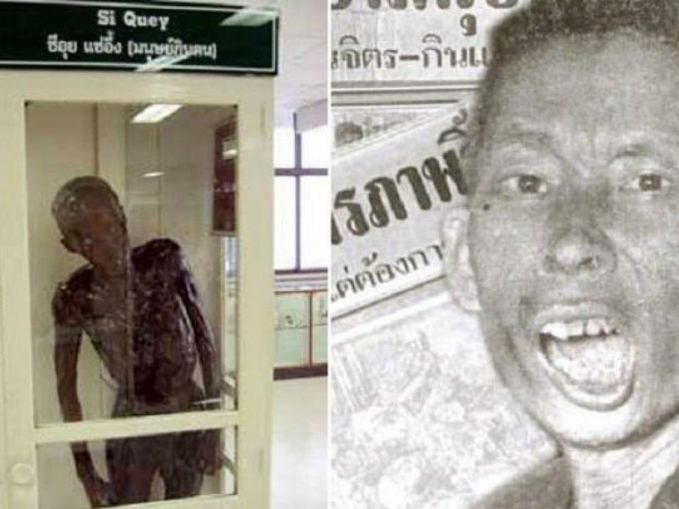 La momia de Si Uey permanece en un museo forense