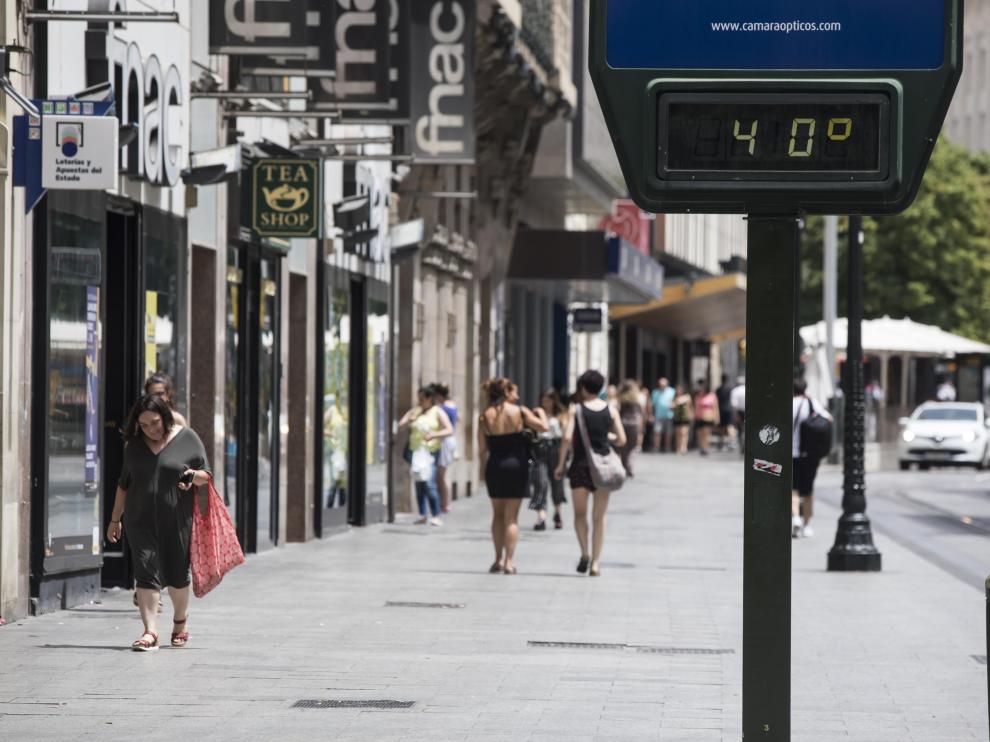 Calor en Zaragoza