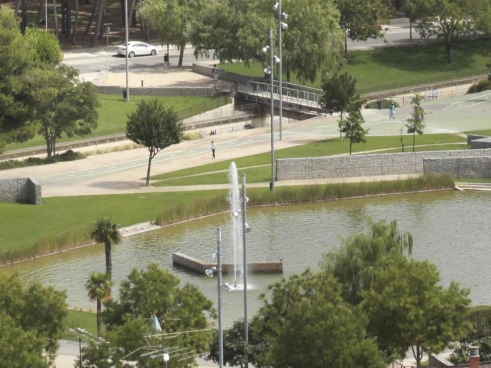 El suceso ocurrió en el parque de la Universidad de Huesca