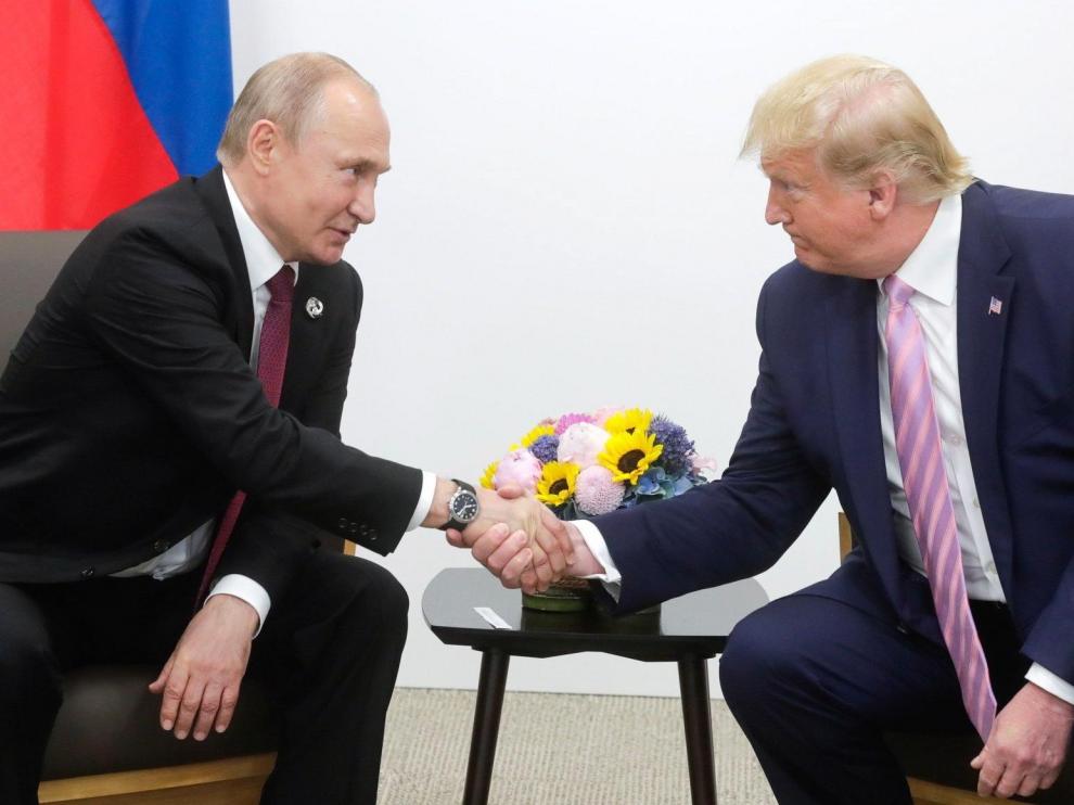 Vladimir Putin y Donald Trump, durante su reunión al margen de la cumbre del G20.