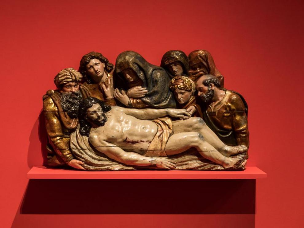'Llanto sobre Cristo muerto', de Esteban Jordán (año 1500)