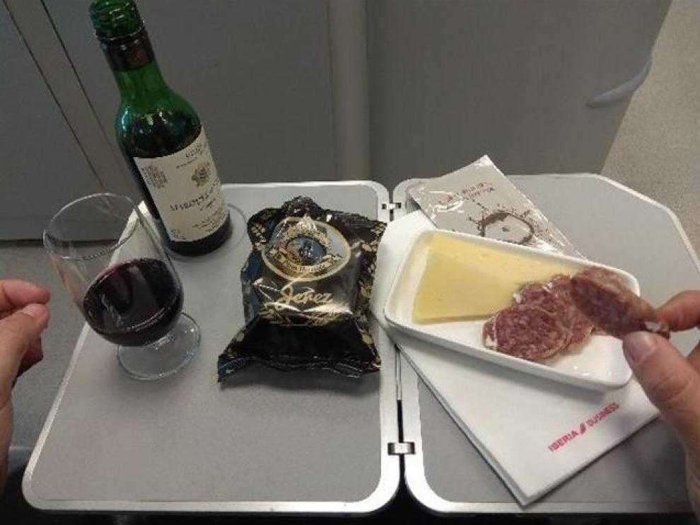 Tapas españolas en los vuelos de Iberia