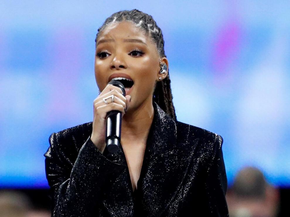 La cantante Halle Bailey en imagen de archivo.