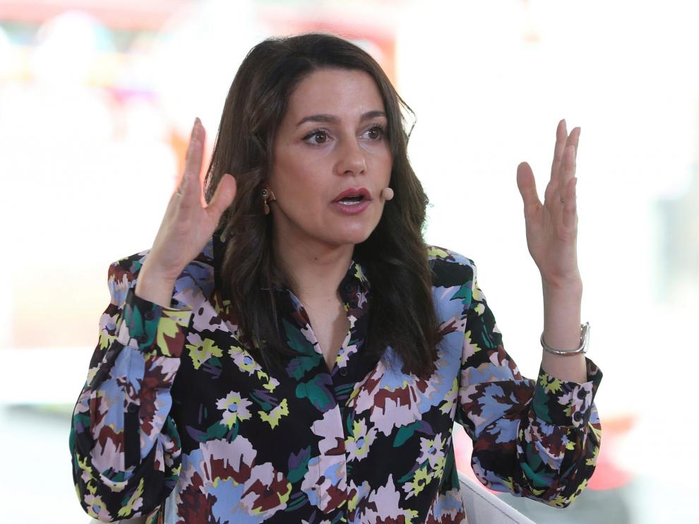 Inés Arrimadas, este domingo en una charla sobre la gestación subrrogada