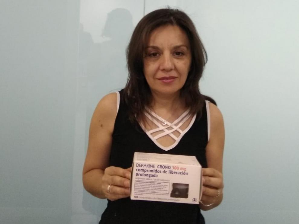 Carmen Ros, presidenta de la Asociación de Víctimas por Ácido Valproico (Avisav), de reciente creación, y madre de dos niños afectados.