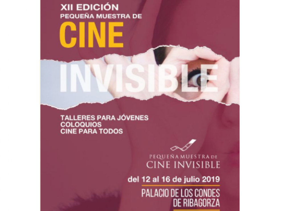 Cartel de la XII Muestra de Cine Invisible de Benasque.