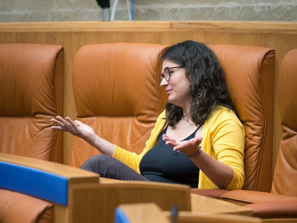 Raquel Romero, diputada de Podemos en el parlamento de La Rioja.