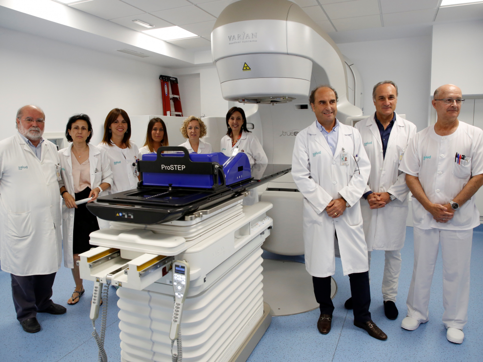 Imagen del nuevo acelerador del hospital Clínico de Zaragoza.