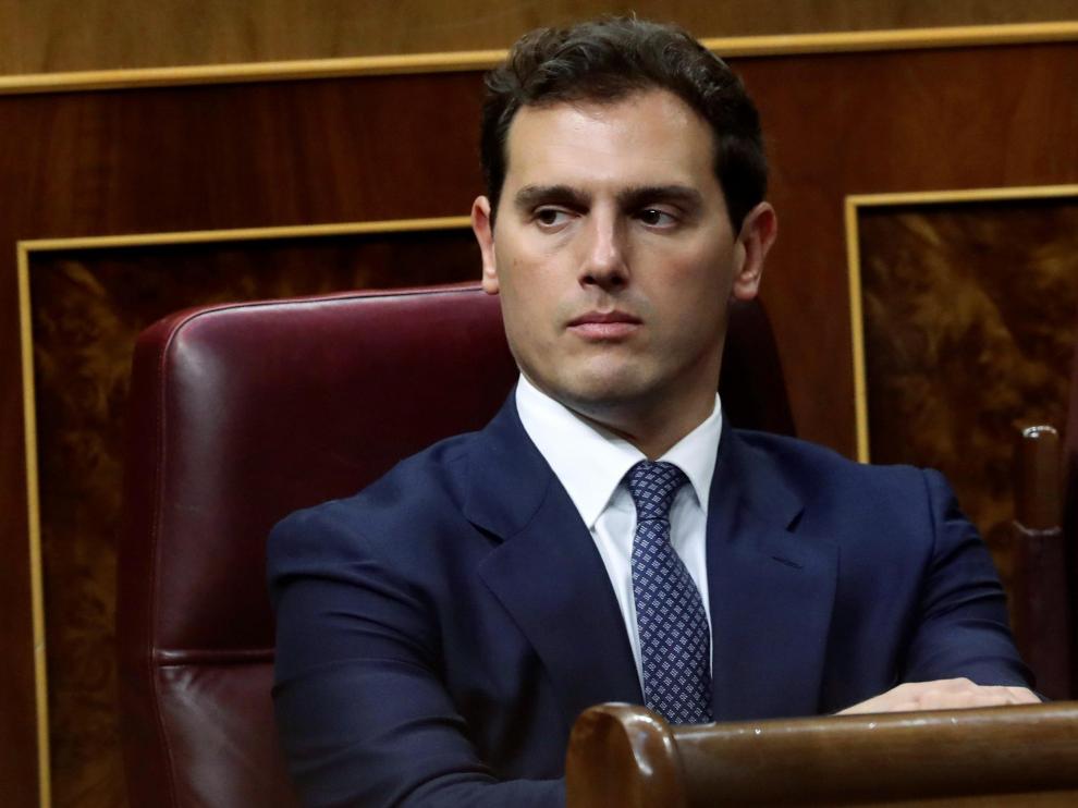Albert Rivera, en el debate de investidura.
