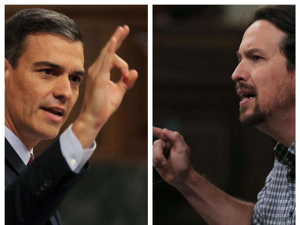 Pedro Sánchez y Pablo Iglesias
