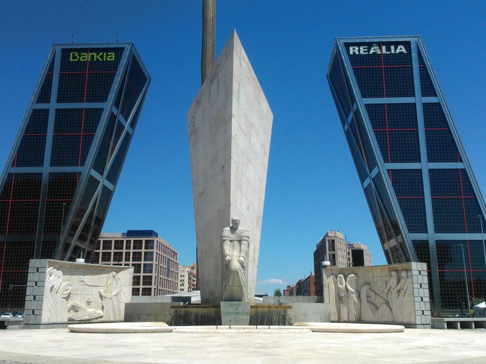 Torres Kio, sede de la extinta Caja Madrid