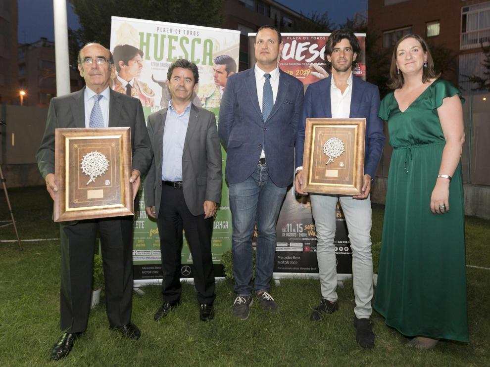 De izda. a dcha., Adolfo Martín, Luis Felipe, Alberto García, Alberto López Simón y María Rodrigo.