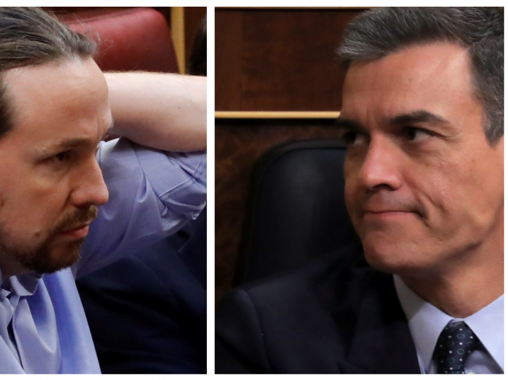 Pablo Iglesias y Pedro Sánchez