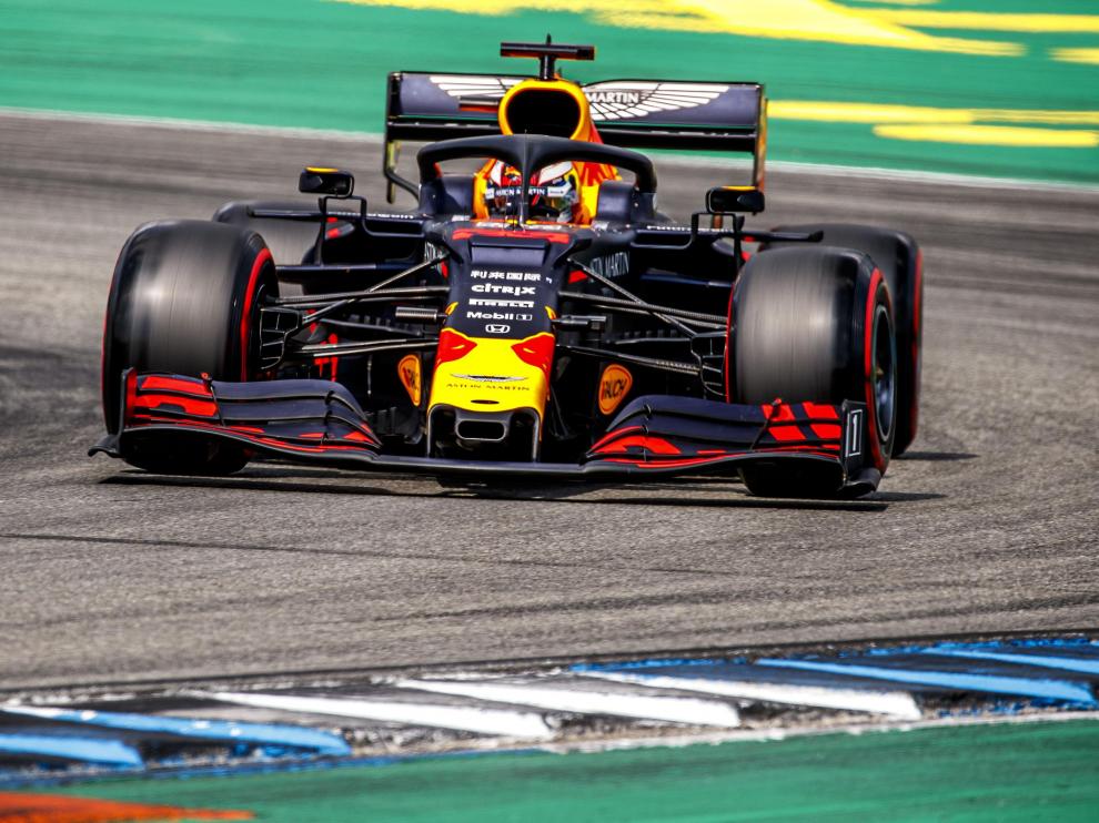 Verstappen, en el Gran Premio de Alemania de Fórmula Uno.