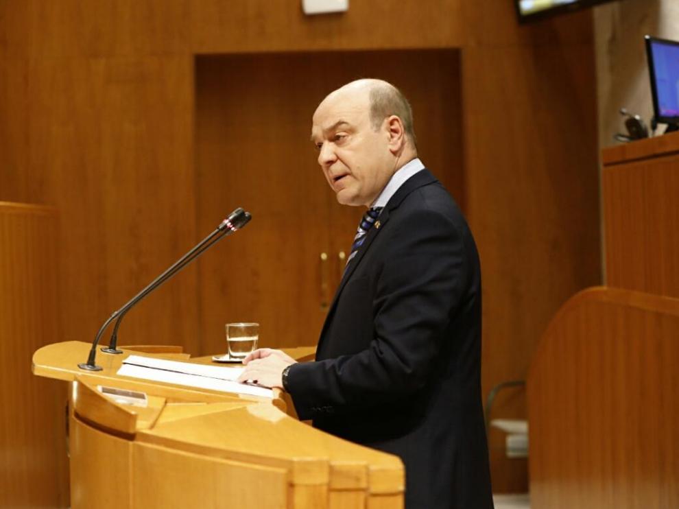 Segunda sesión de investidura de Lambán.