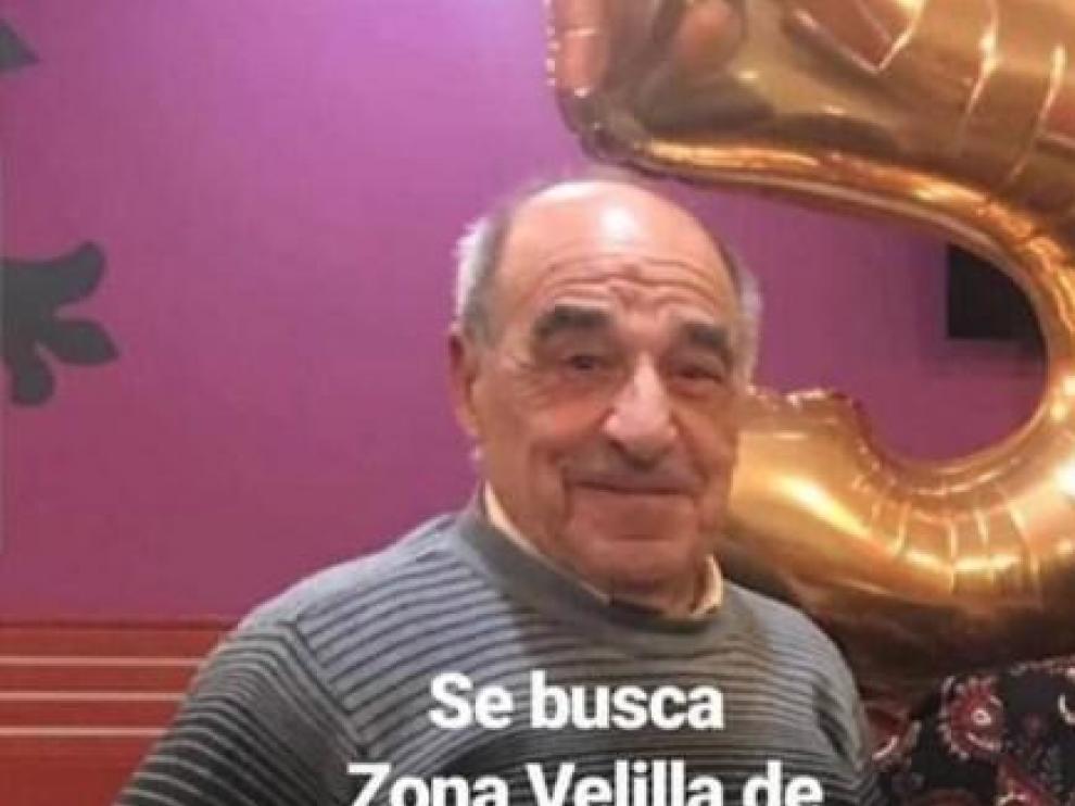 El vecino que desapareció en la noche del miércoles.